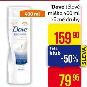 Tělové mléko Dove