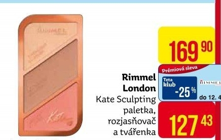 Konturovací paletka Kate Sculpting Rimmel