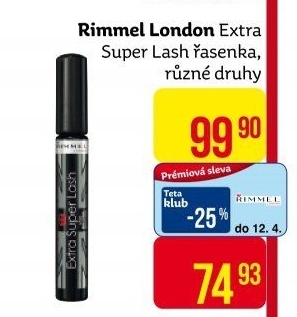 Řasenka Extra Super Lash Rimmel