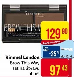Set na obočí Brow This Way Rimmel