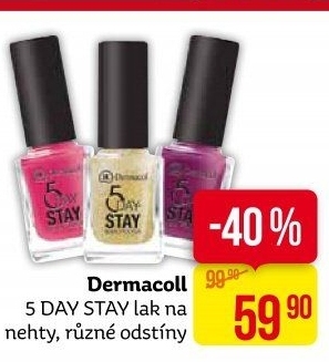 Lak na nehty 5Day Stay Dermacol