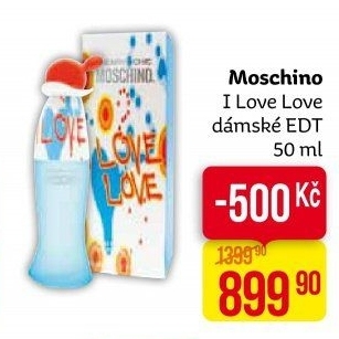 Toaletní voda dámská I love love Moschino