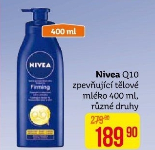 Tělové mléko zpevňující Firming Q10 Plus Nivea