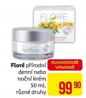Krém pleťový bio Floré