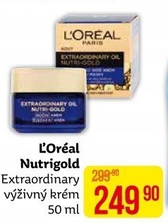 Krém pleťový výživný Extraordinary Oil Nutri Gold L'oreal