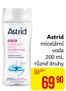 Micelární voda Astrid
