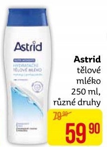 Tělové mléko Astrid
