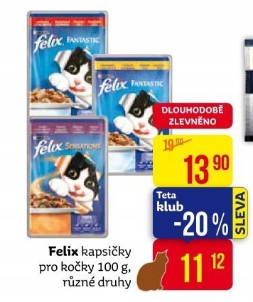 Kapsičky pro kočky Felix Purina