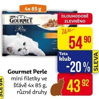 Kapsičky pro kočky Perle Gourmet Purina