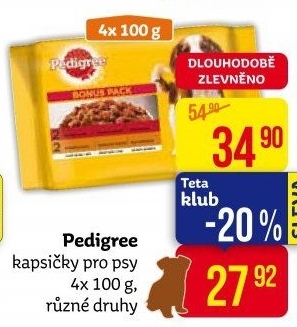 Kapsičky pro psy Pedigree