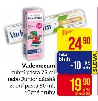 Pasty na zuby Vademecum
