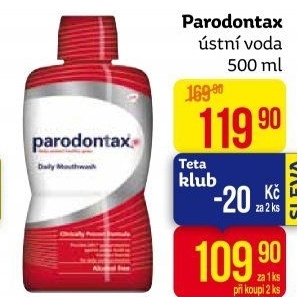 Ústní voda Parodontax
