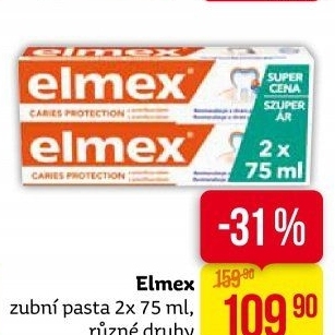 Pasty na zuby Elmex