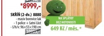 Skříň dvoudveřová 8880