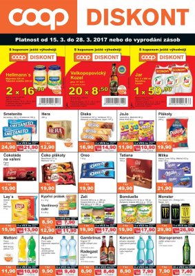 akční leták COOP 15.3.2017-28.3.2017