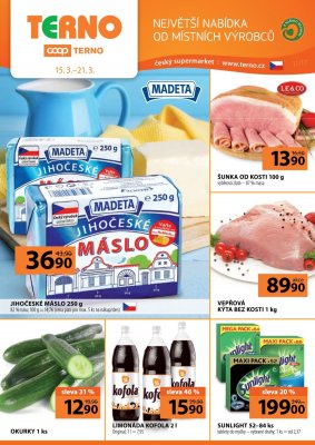 akční leták COOP 15.3.2017-21.3.2017