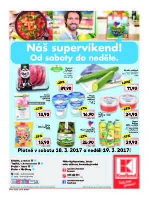 akční leták Kaufland 16.3.2017-22.3.2017