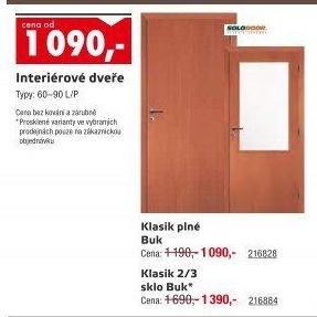 Interiérové dveře Klasik Solodoor