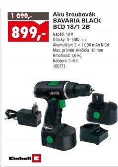 Aku šroubovák Einhell BCD 18/1 2B