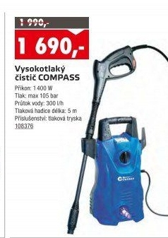 Čistič vysokotlaký Compass