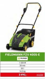 Elektrický vertikutátor FZV 4005 E Fieldmann