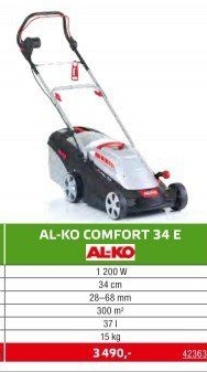 Elektrická rotační sekačka Al-Ko Comfort 34 E