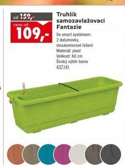 Samozavlažovací truhlík