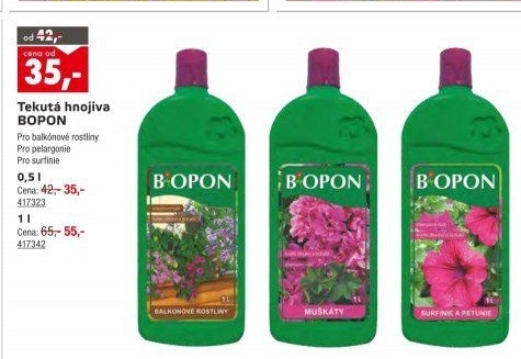 Hnojivo na balkonové rostliny Biopon