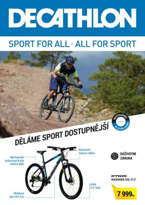 akční leták Decathlon 20.3.2017-30.4.2017