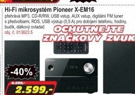 Hi-Fi mikrosystém Pioneer X-EM16