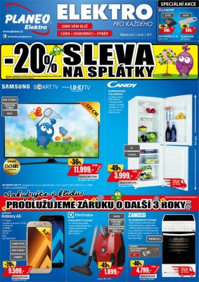akční leták Planeo Elektro 22.3.2017-30.3.2017