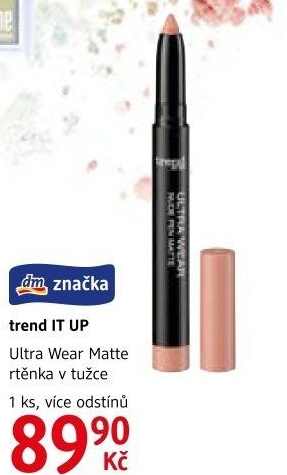 Rtěnka v tužce Ultra Wear Matte Trend IT UP