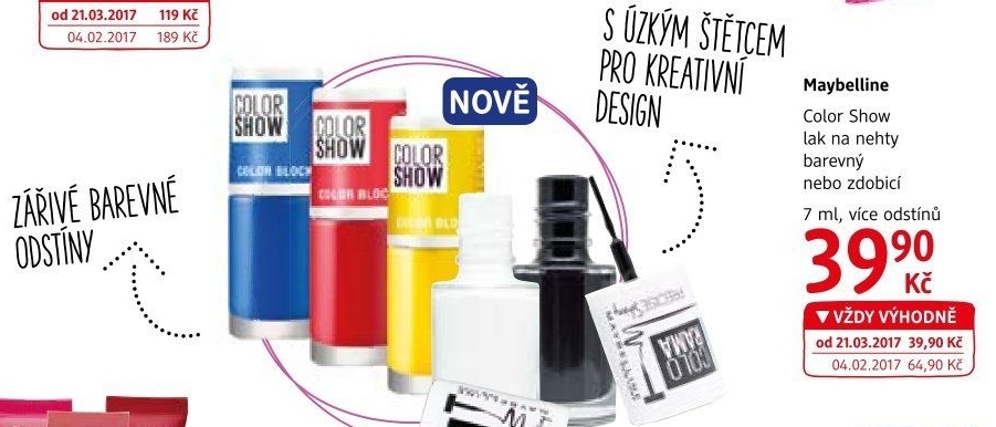Lak na nehty Color Show Maybelline