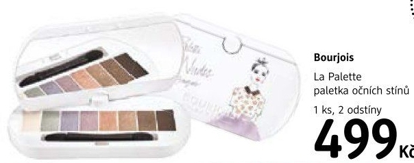 Oční stíny paleta La Palette Bourjois