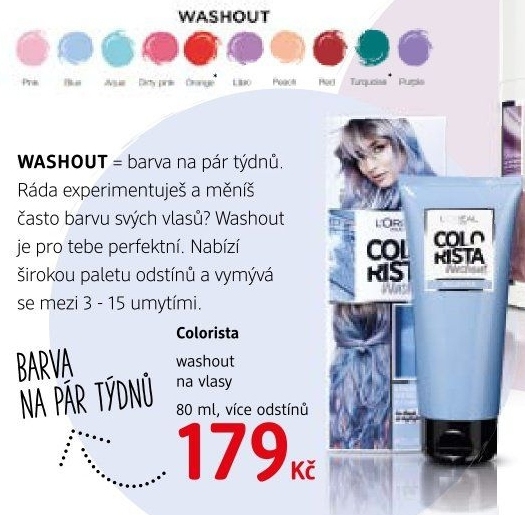 Barva na vlasy Washout Colorista L'Oréal