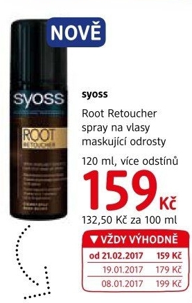 Vlasový make up Root Retoucher Syoss