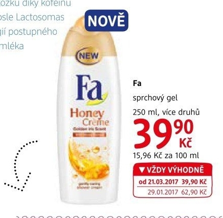 Sprchový gel Fa