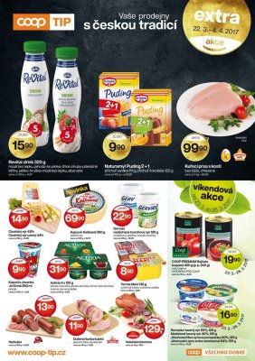 akční leták COOP 22.3.2017-4.4.2017
