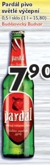 Pivo světlé výčepní 10° Pardál