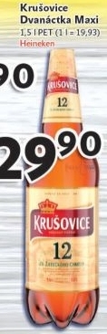 Pivo světlý ležák 12° Krušovice