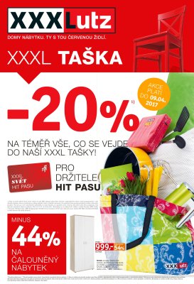 akční leták XXXLutz 27.3.2017-9.4.2017