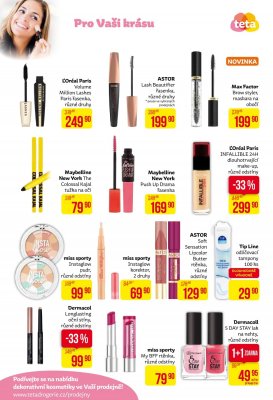 akční leták Teta drogerie 30.3.2017-8.4.2017