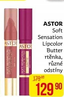 Rtěnka Lipcolor Butter Soft Sensation Astor