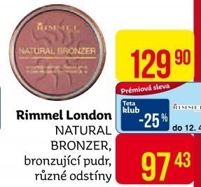 Pudr Natural Bronzer Rimmel