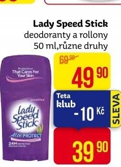 Deodoranty Speed Stick