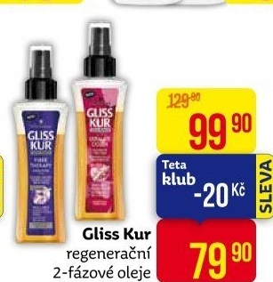 Olej na vlasy dvoufázový Gliss Kur Schwarzkopf
