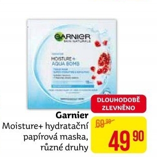 Pleťová maska Moisture Garnier