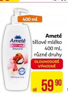 Tělové mléko Ameté