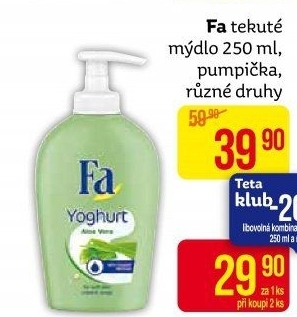 Tekuté mýdlo Fa