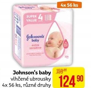 Vlhčené ubrousky dětské Johnson's Baby
